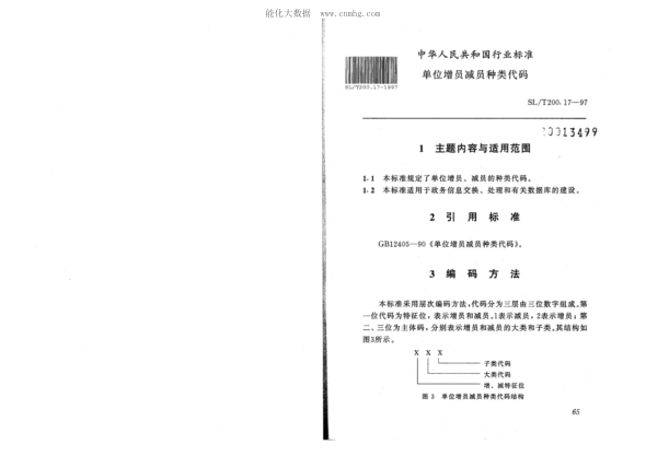 SL/T 200.17-1997 單位增員減員種類(lèi)代碼