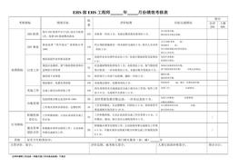 EHS工程師考核表doc
