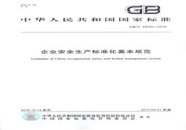 企業(yè)安全生產標準化基本規(guī)范 GB_T 33000-2016pdf