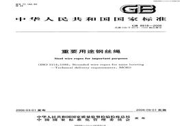 GB8918-2006重要用途鋼絲繩pdf