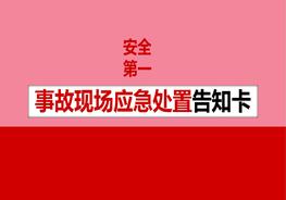 事故現(xiàn)場應(yīng)急處置告知卡pptx