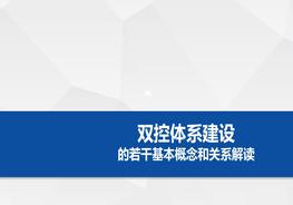 雙控體系建設若干基本概念解讀pptx