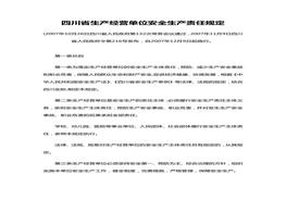 四川省生產(chǎn)經(jīng)營單位安全生產(chǎn)責(zé)任規(guī)定doc