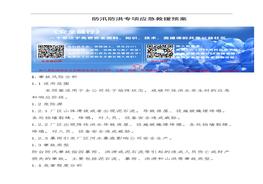 防汛防洪專項(xiàng)應(yīng)急救援預(yù)案 (2)doc