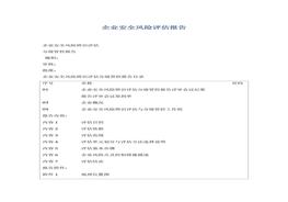 企業(yè)安全風險評估報告docx