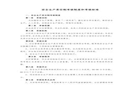 安全生產(chǎn)責(zé)任制考核制度和考核標(biāo)準(zhǔn)（21頁）docx