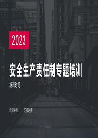 2023安全生產(chǎn)責任制專題培訓（48頁）pptx