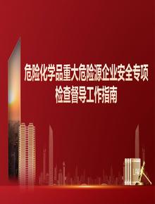 危險(xiǎn)化學(xué)品重大危險(xiǎn)源企業(yè)安全專項(xiàng)檢查督導(dǎo)工作指南pptx