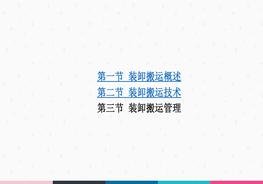 倉庫裝卸搬運工管理-裝卸搬運工技術(shù)培訓PPTppt