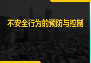 不安全行為的預(yù)防與控制（35頁）pptx