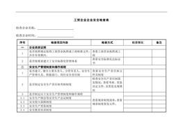 工貿(mào)企業(yè)安全檢查表docx