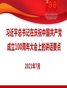 習(xí)近平在慶祝中國(guó)共產(chǎn)黨成立100周年大會(huì)上的講話要點(diǎn)pptx