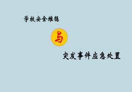 學(xué)校安全維穩(wěn)與突發(fā)事件應(yīng)急處理pptx