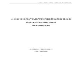 山東省雙重預防體系信息平臺企業(yè)操作流程(隱患排查治理篇)doc