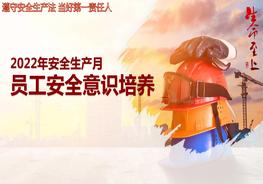 2022年安全生產(chǎn)月員工安全意識(shí)培養(yǎng)課件（35頁）pptx