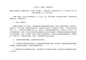 年度“安措”實(shí)施總結(jié)doc