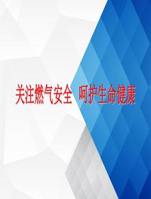 關注燃氣安全呵護生命健康ppt