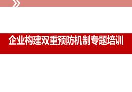 企業(yè)構(gòu)建雙重預(yù)防機制專題培訓(xùn)ppt