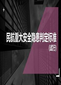 民航重大安全隱患判定標(biāo)準(zhǔn)pptx