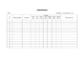 環(huán)境因素調(diào)查表doc