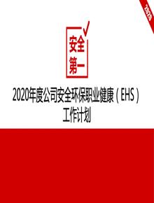 2023年度公司安全環(huán)保職業(yè)健康EHS工作計劃（21頁）pptx