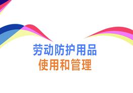 勞動防護用品使用和管理pptx