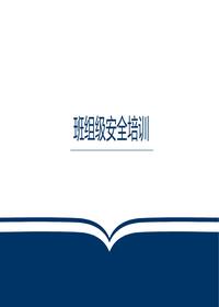 三級教育班組級安全培訓(xùn)pptx