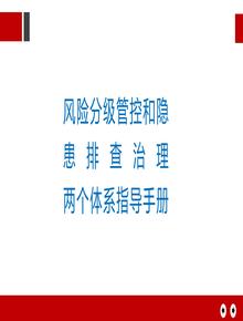 風(fēng)險(xiǎn)分級管控與隱患排查治理體系指導(dǎo)手冊（62頁）pptx