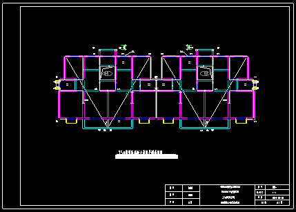 砼澆筑技術(shù)交底CAD附圖：混凝土澆筑順序平面布置圖