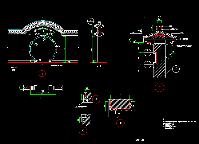 徽派建筑細部構(gòu)造詳圖CAD版.dwg